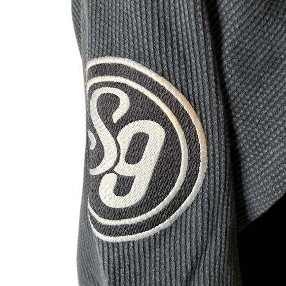 Strych 9 Hemlock Gi Jiu Jitsu Athletic Wear Charcoal Black Men’s Fighter Robe - Picture 9 of 10